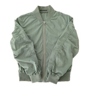 Uniqlo Women’s Bomber Jacket, Olive Green, Small